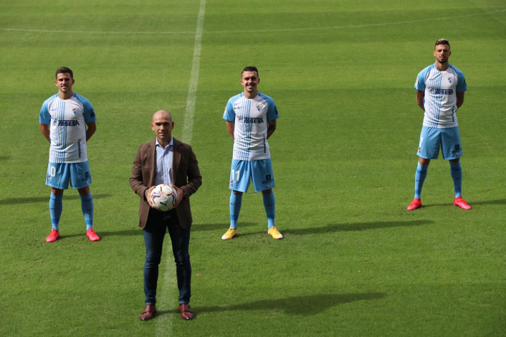 El Málaga CF presenta a sus 15 fichajes