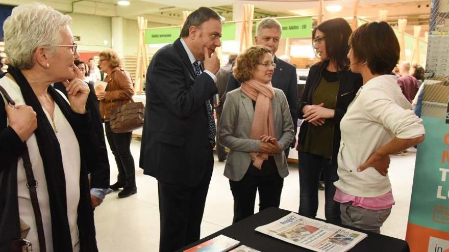 La consellera d&#039;Ensenyament, Meritxell Ruiz, a la Fira de l&#039;Estudiant aquest dilluns al migdia