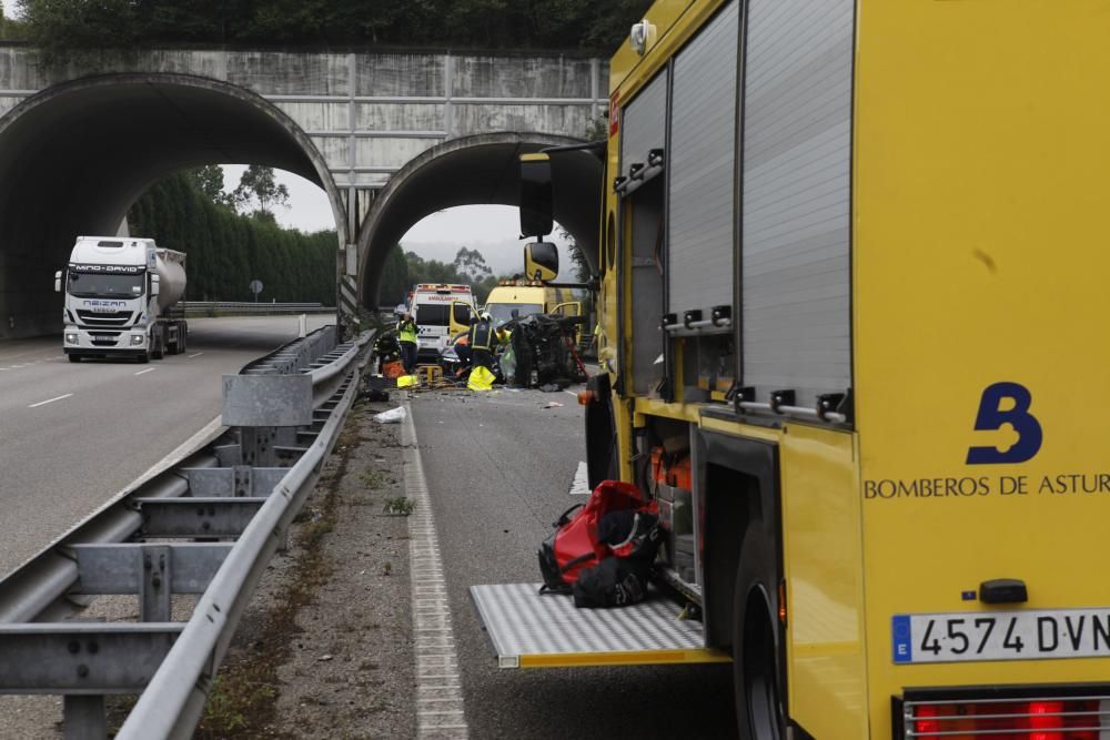 Accidente en la autovía minera