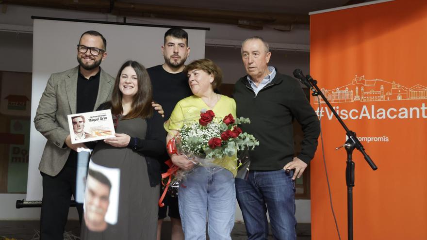 Compromís recuerda a Antonio Colomina a la espera del homenaje del Ayuntamiento de Alicante