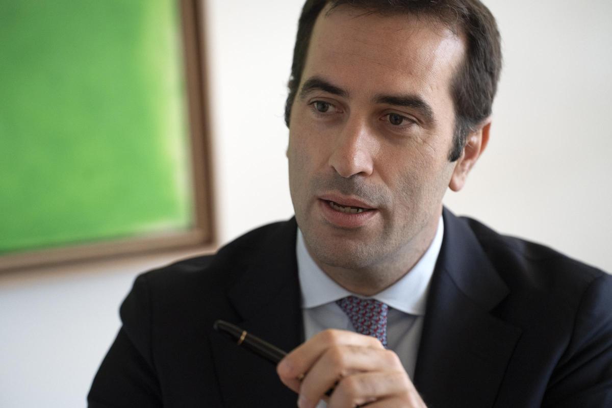 Carlos Cuerpo, en la sede del Ministerio de Economía.