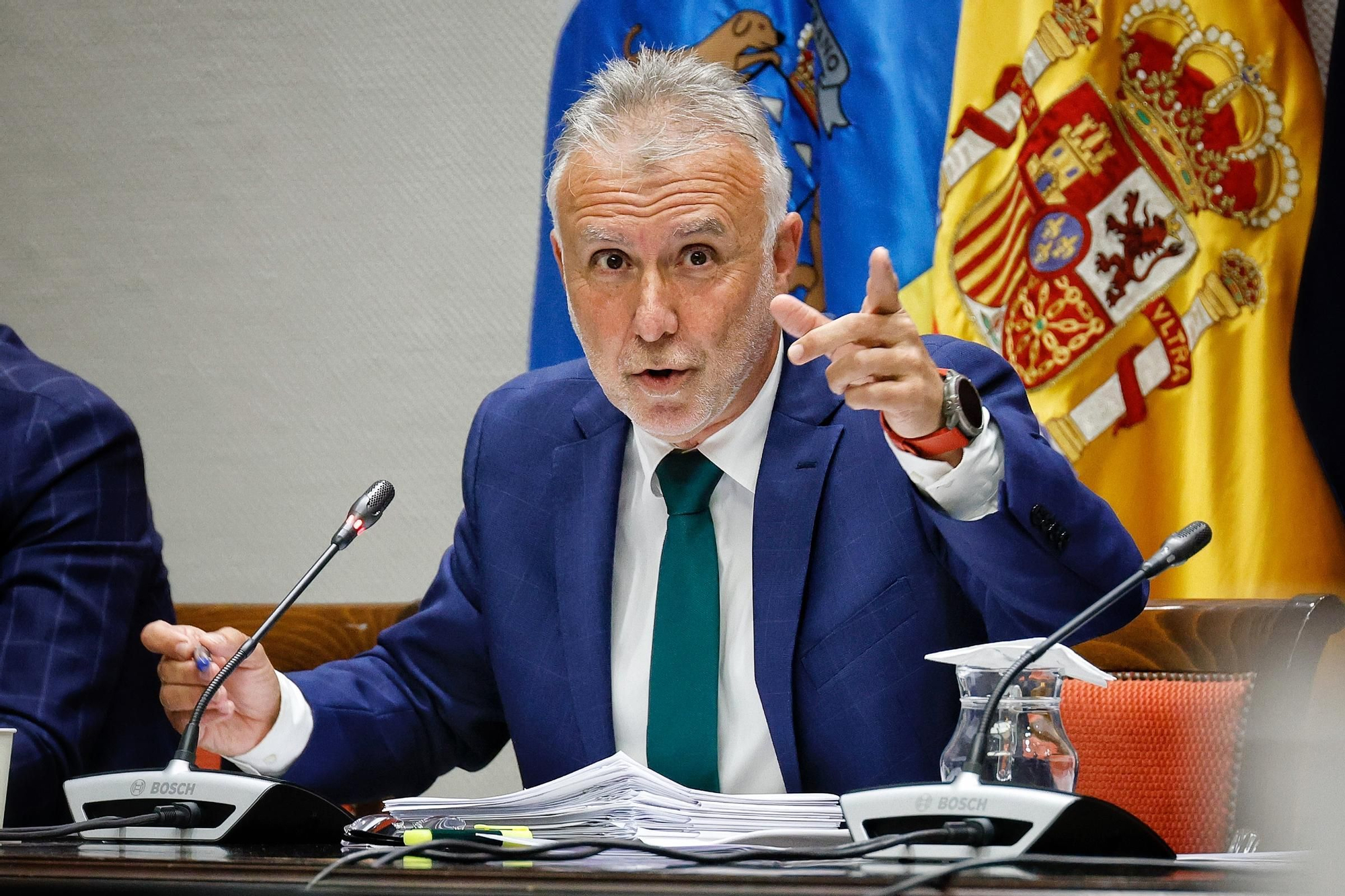 Comparecencia de Ángel Víctor Torres en el Parlamento de Canarias