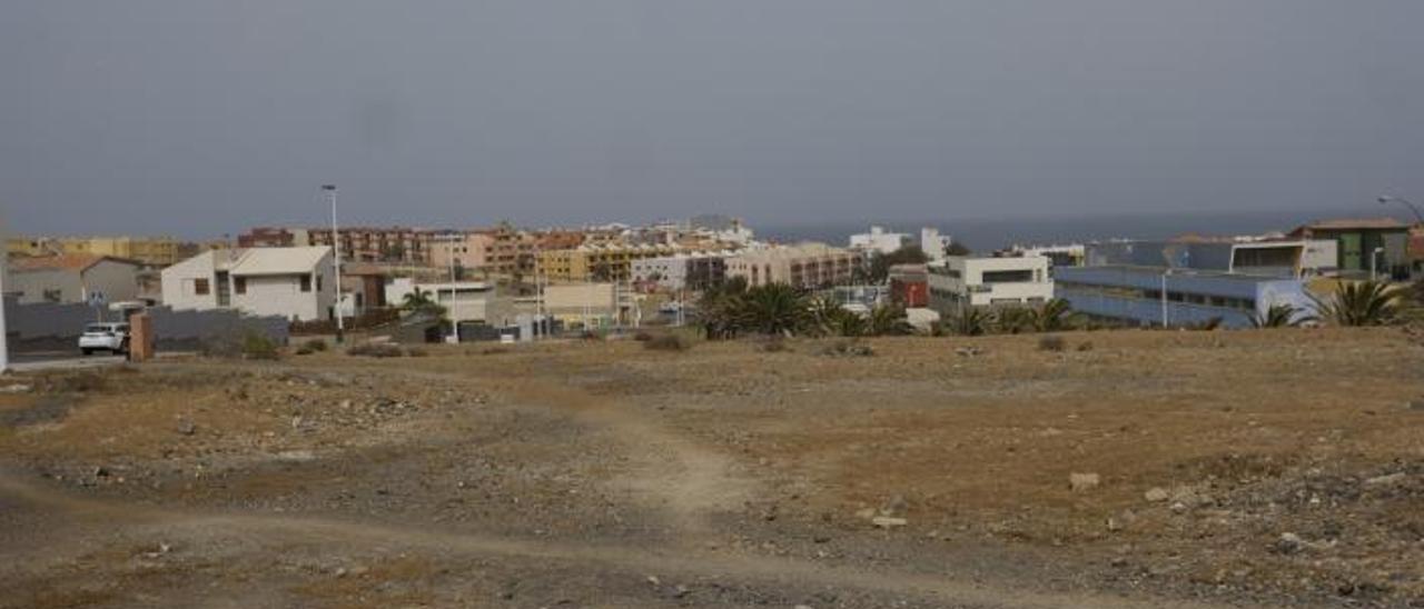Vista de las parcelas sin urbanizar en el barrio teldense de La Garita. | | JOSÉ CARLOS GUERRA