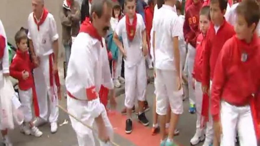 Devotos desde la cuna a San Fermín