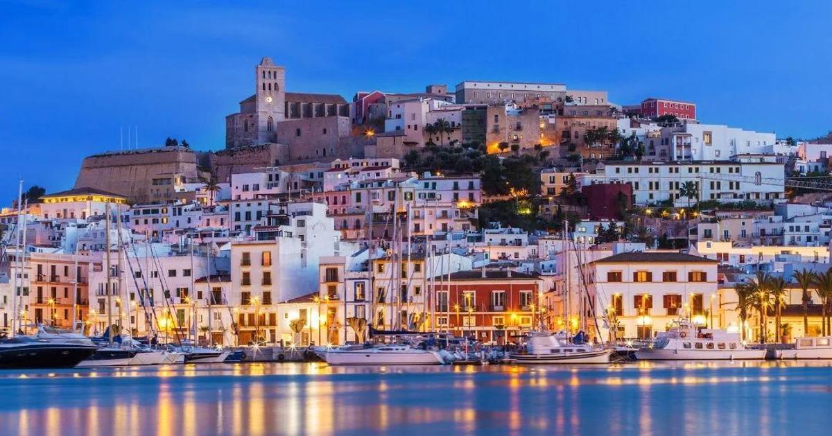 Dalt Vila and Ibiza’s harbour.