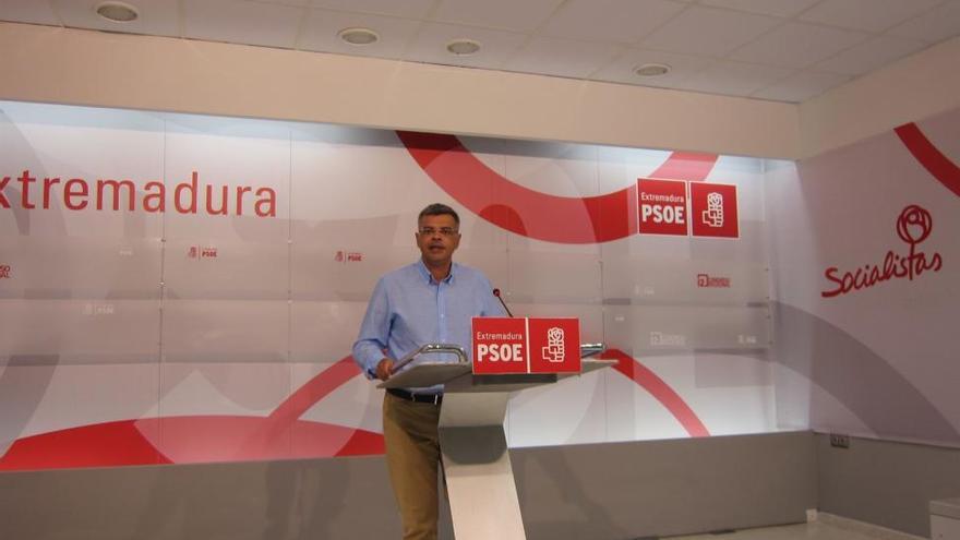 El PSOE extremeño invita a la sociedad civil a &quot;pelear en la calle&quot; por un tren &quot;adaptado al siglo XXI&quot;