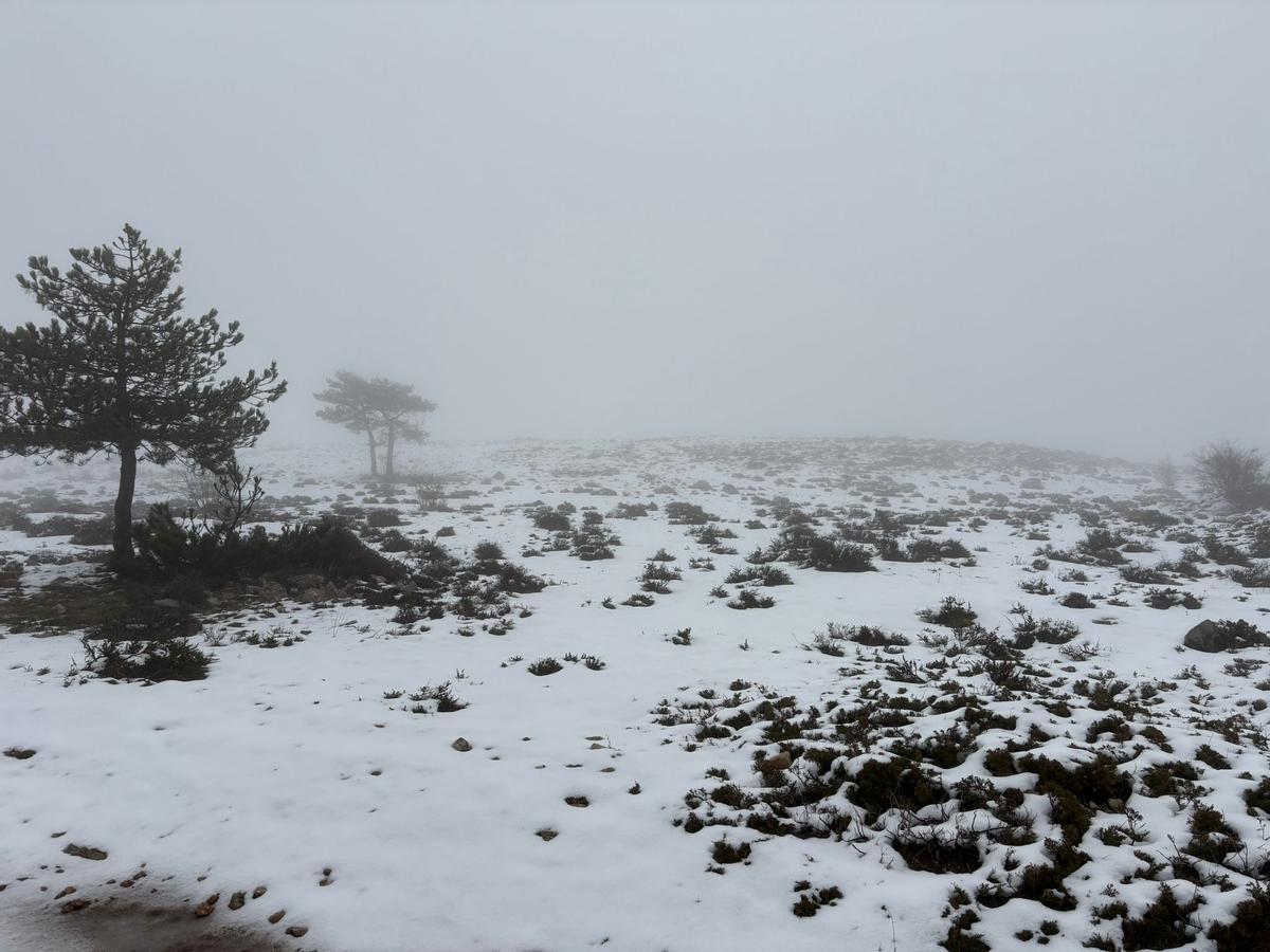 El entorno de El Toro, totalmente nevado.