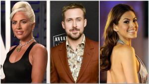 lady gaga, ryan gosling i eva mendes.