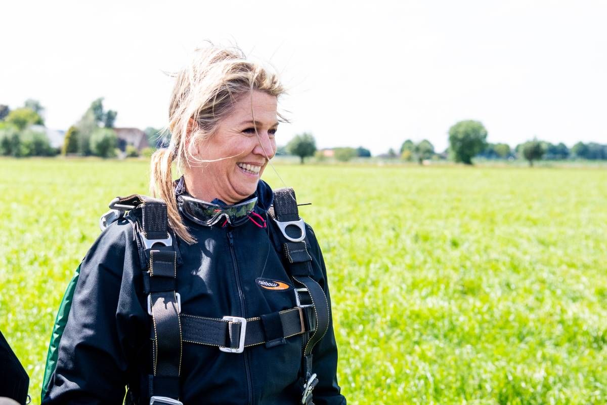 Máxima de Holanda en su visita a la Escuela de Defensa de Breda