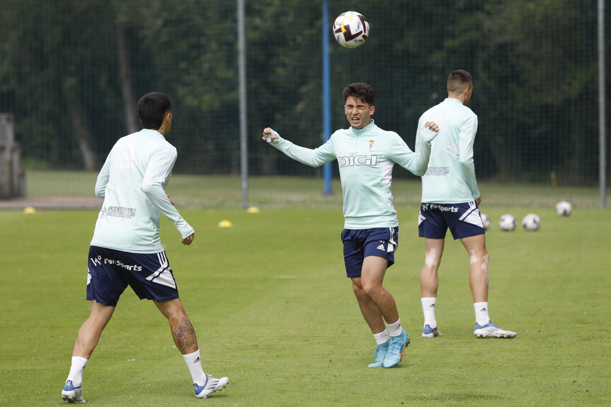 EN IMÁGENES: entrenamiento del Oviedo