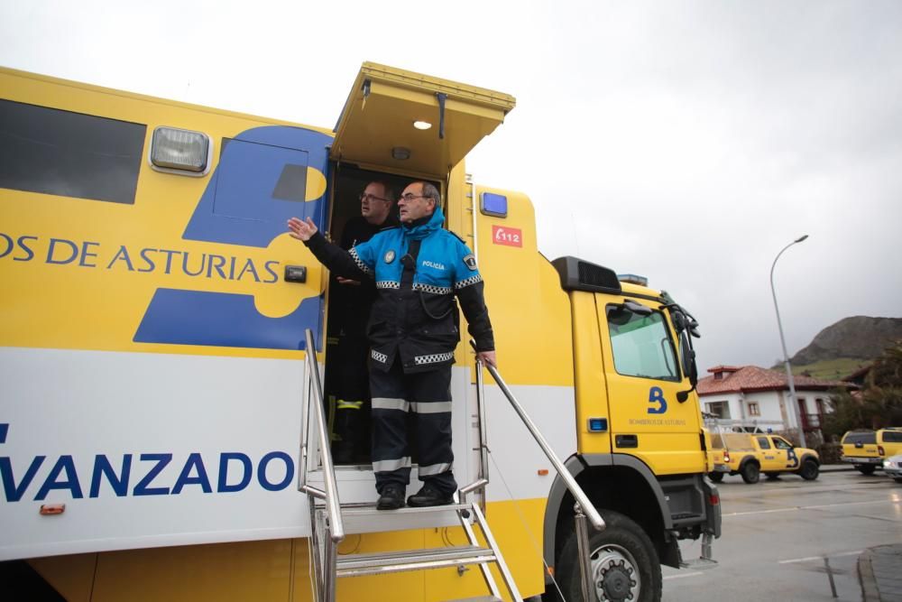 "Temporal en Asturias: El hospital de Arriondas, d