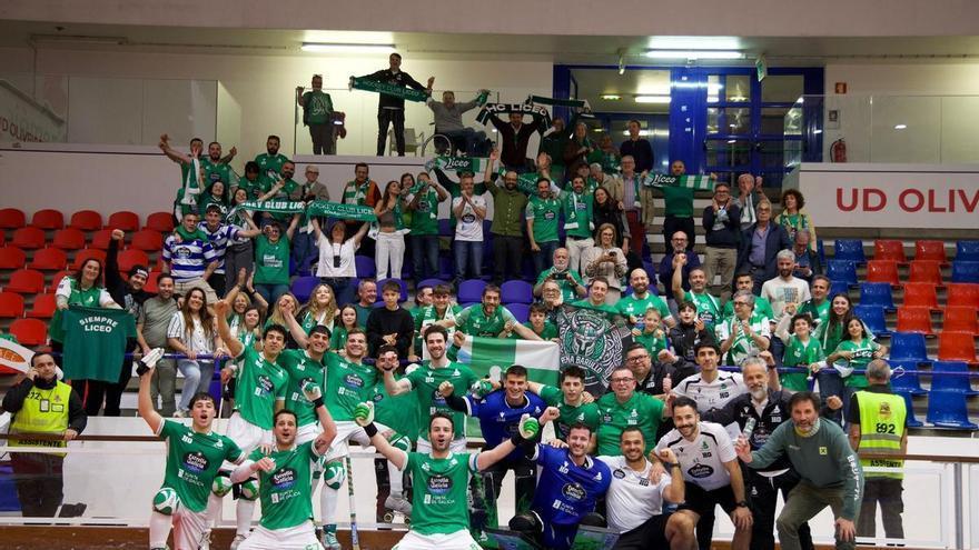 2-2 | El Liceo se mete con euforia y sufrimiento en la final a ocho de la Champions