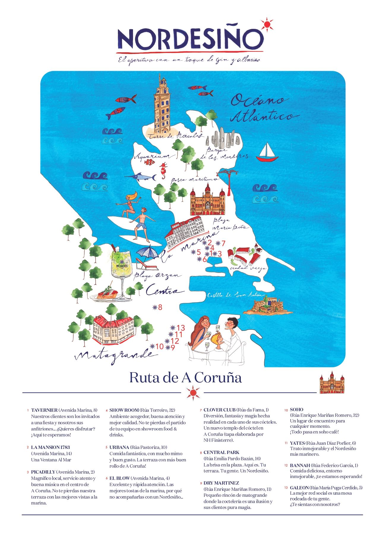 Ruta Nordesiño en A Coruña.