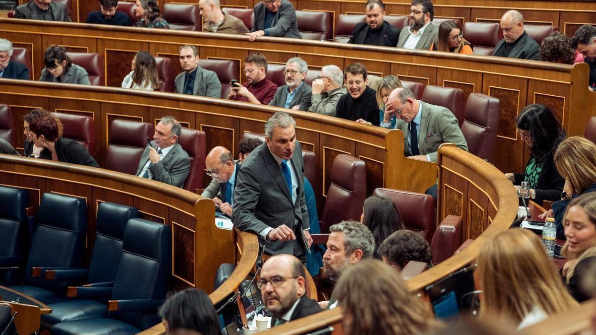 Vista del hemiciclo del Congreso de los Diputados