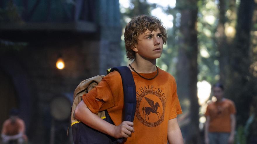 Imagen de la serie “Percy Jackson y los dioses del Olimpo”, estrenada recientemente por Disney+.