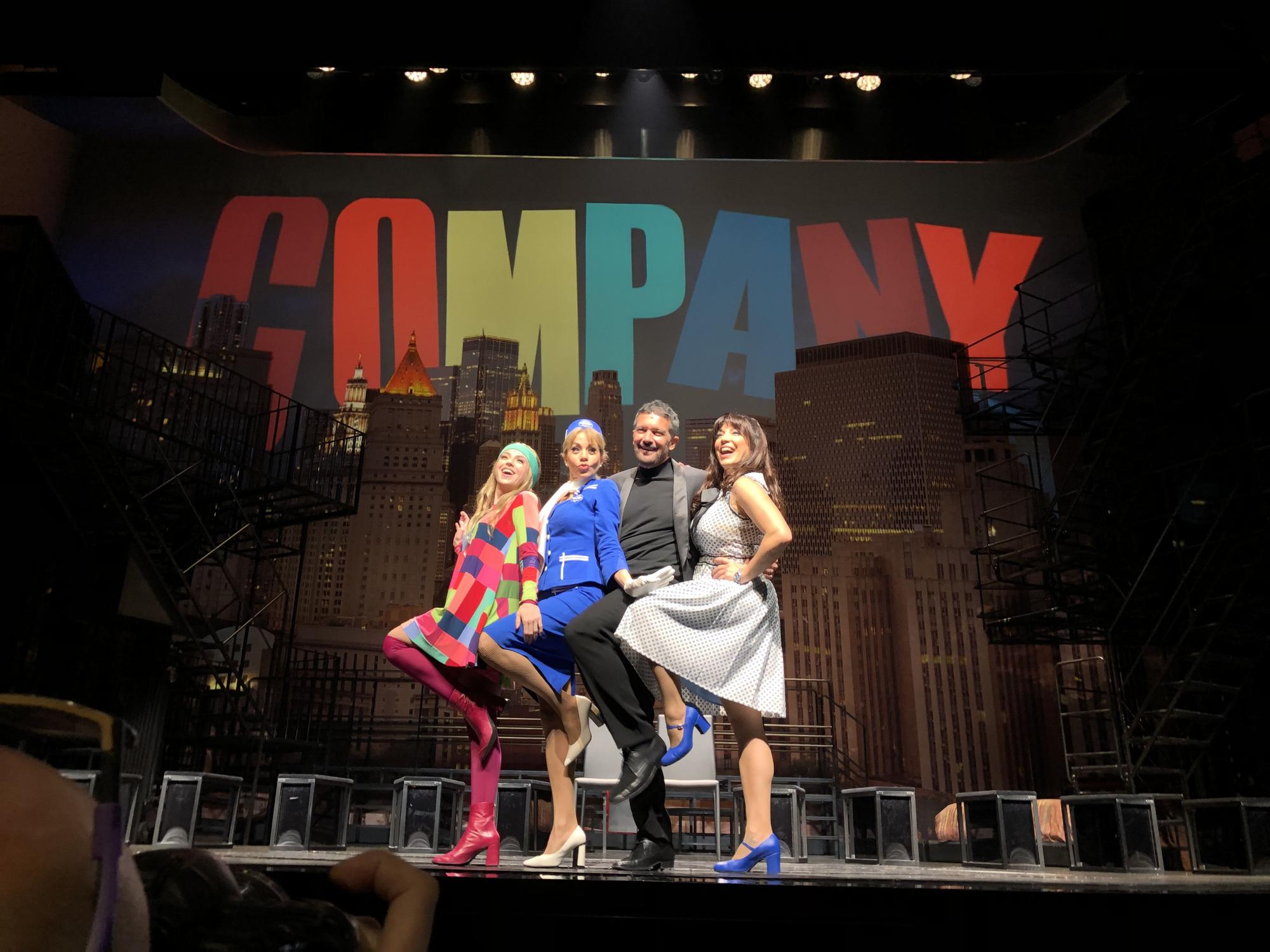 Antonio Banderas presenta el musical 'Company' en el Teatro Soho