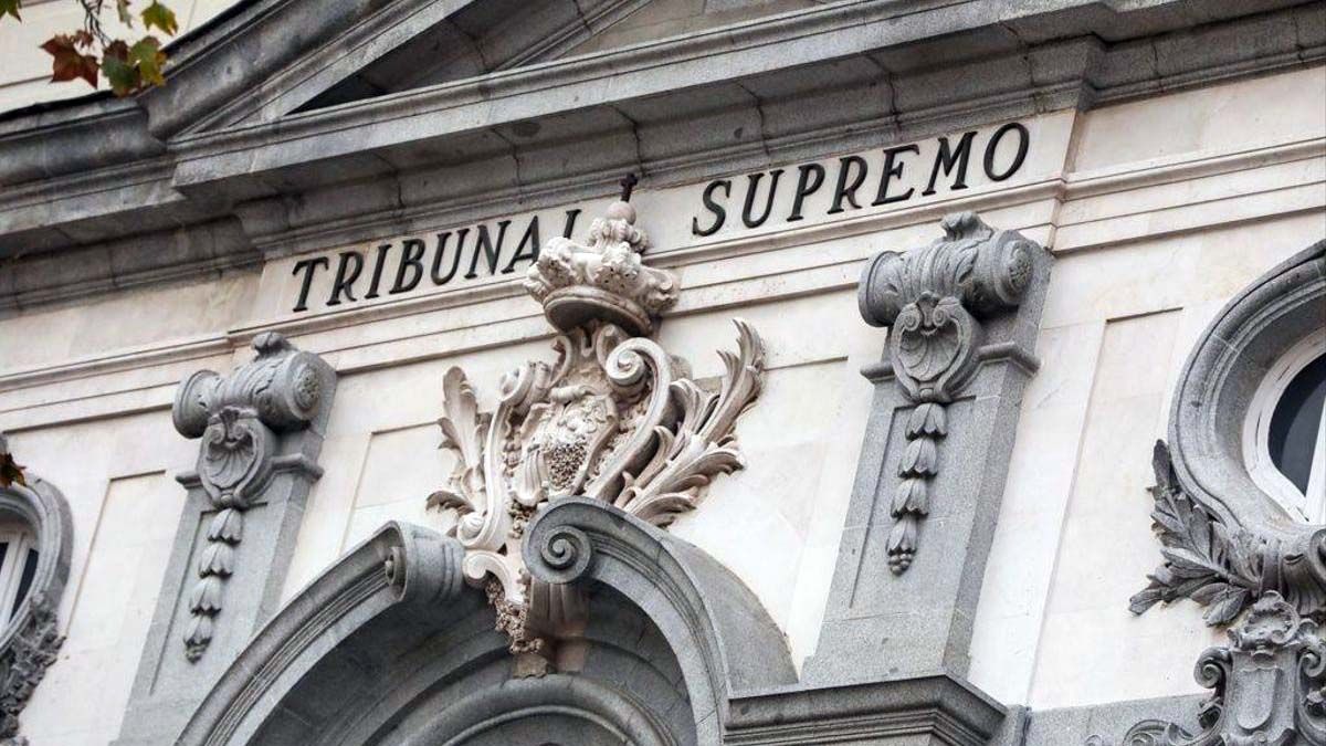 Fachada del Tribunal Supremo.