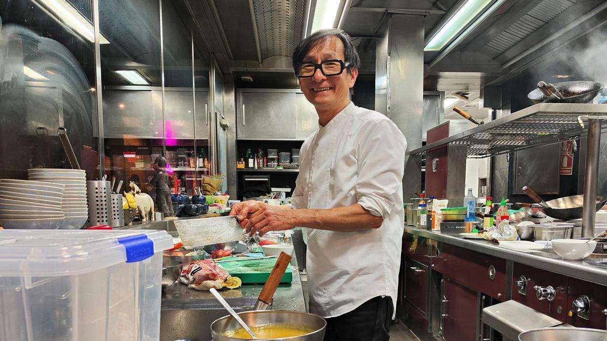 Ly Leap, en la cocina de Indochine.