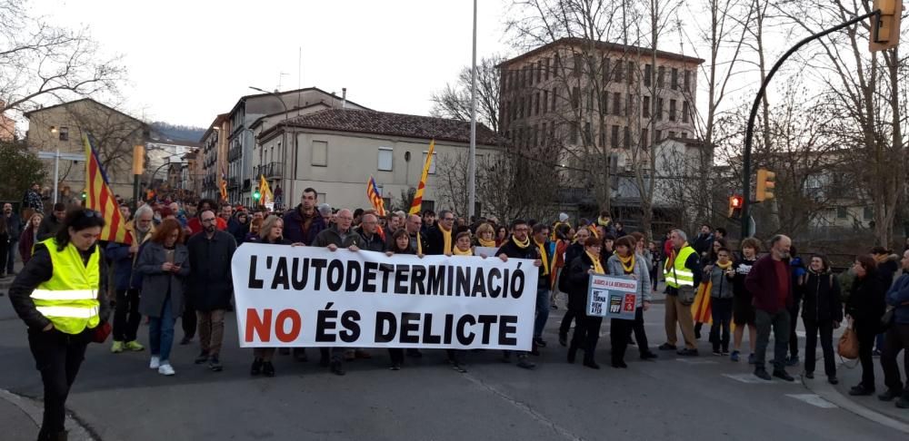 Concentració a Olot