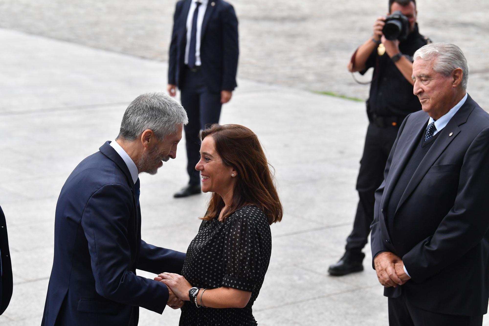 El ministro Grande-Marlaska, en A Coruña para los actos centrales del Día de la Policía Nacional