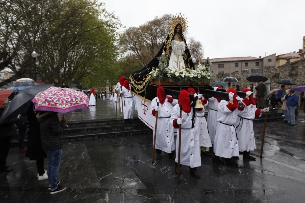 Procesión del sábado Santo en Gijón, suspendida po