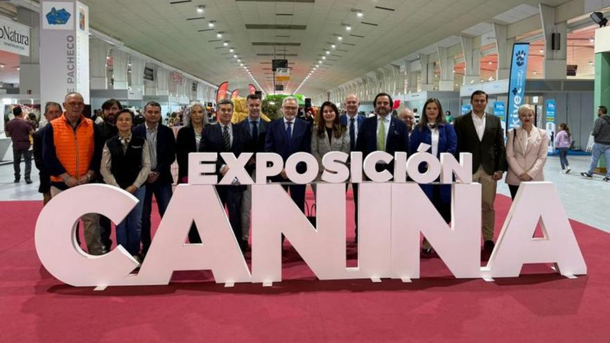 Un momento de la inauguración de la Exposición Canina. | IFEPA