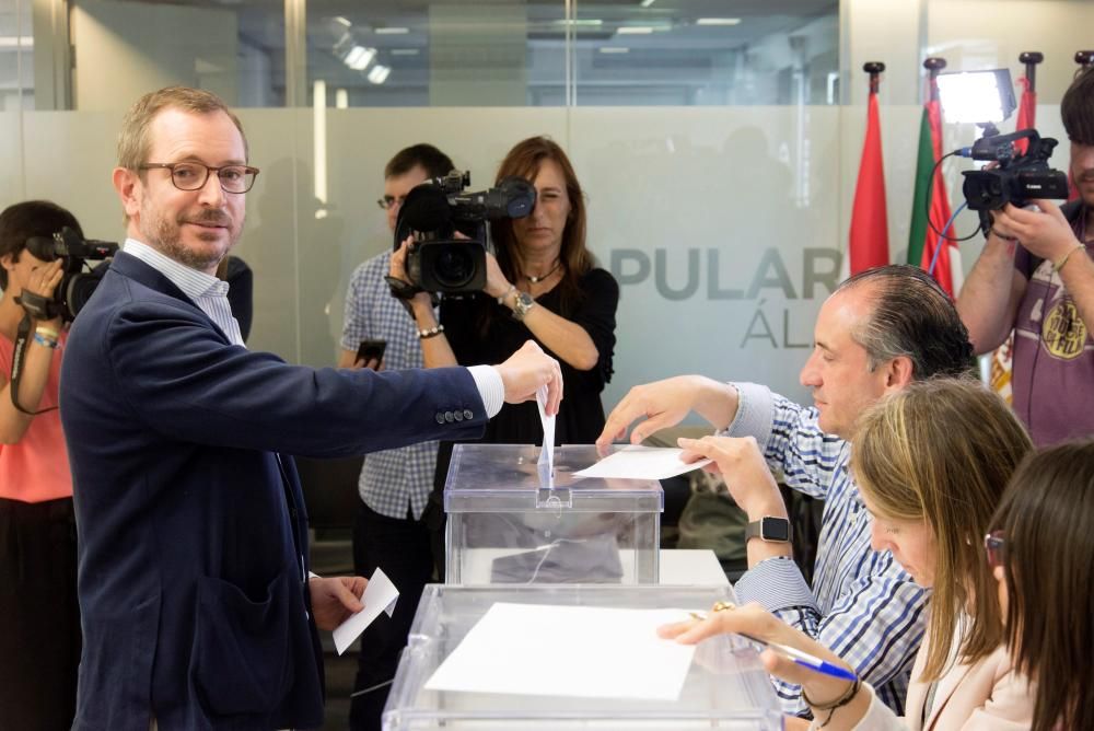 El Vicesecretario general de Acción Sectorial del PP Javier Maroto.