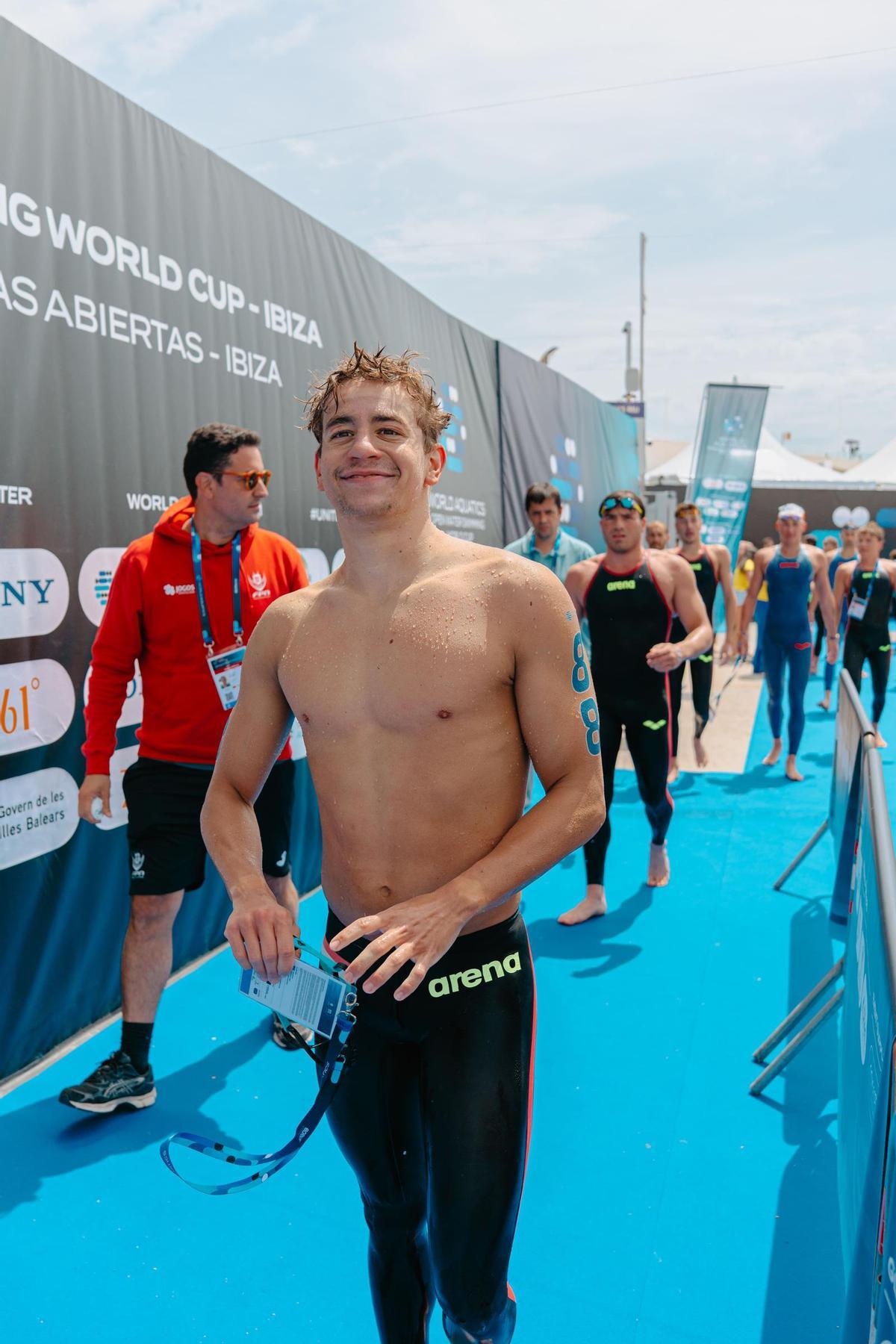 Imágenes de la Copa del Mundo de Aguas abiertas en Santa Eulària