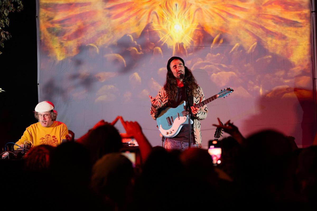 Álex Serra durante un concierto.
