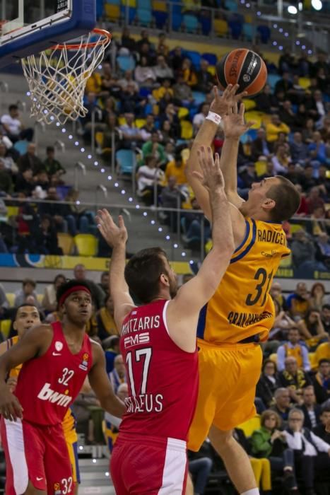 21.03.19. Las Palmas de Gran Canaria. Baloncesto Euroliga temporada 2018-19. Herbalife Gran Canaria - Olimpiacos Piraeus. Gran Canaria Arena Foto Quique Curbelo  | 21/03/2019 | Fotógrafo: Quique Curbelo