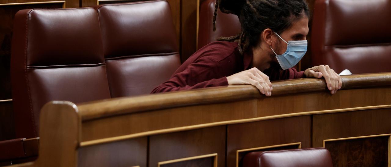 Alberto Rodríguez en el Congreso.