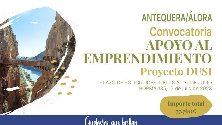 Ayudas para emprendedores y autónomos de Álora y Antequera