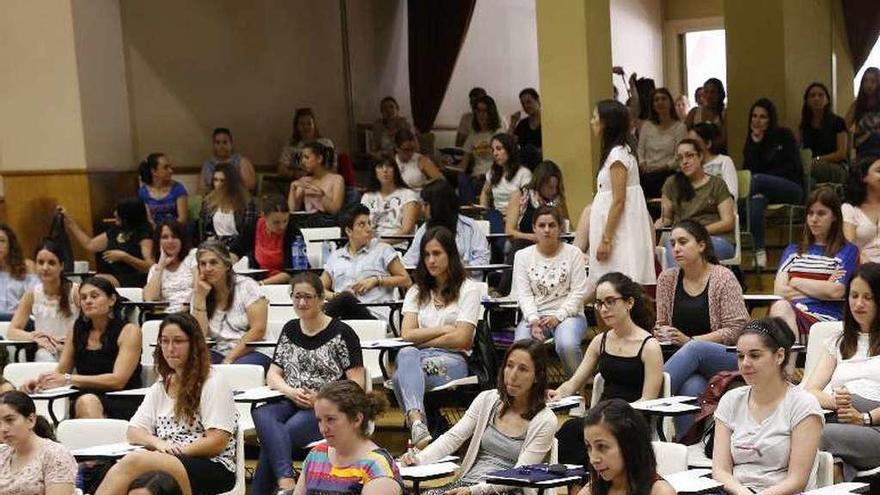 Oposiciones de educación en Vigo el año pasado. // R. Grobas