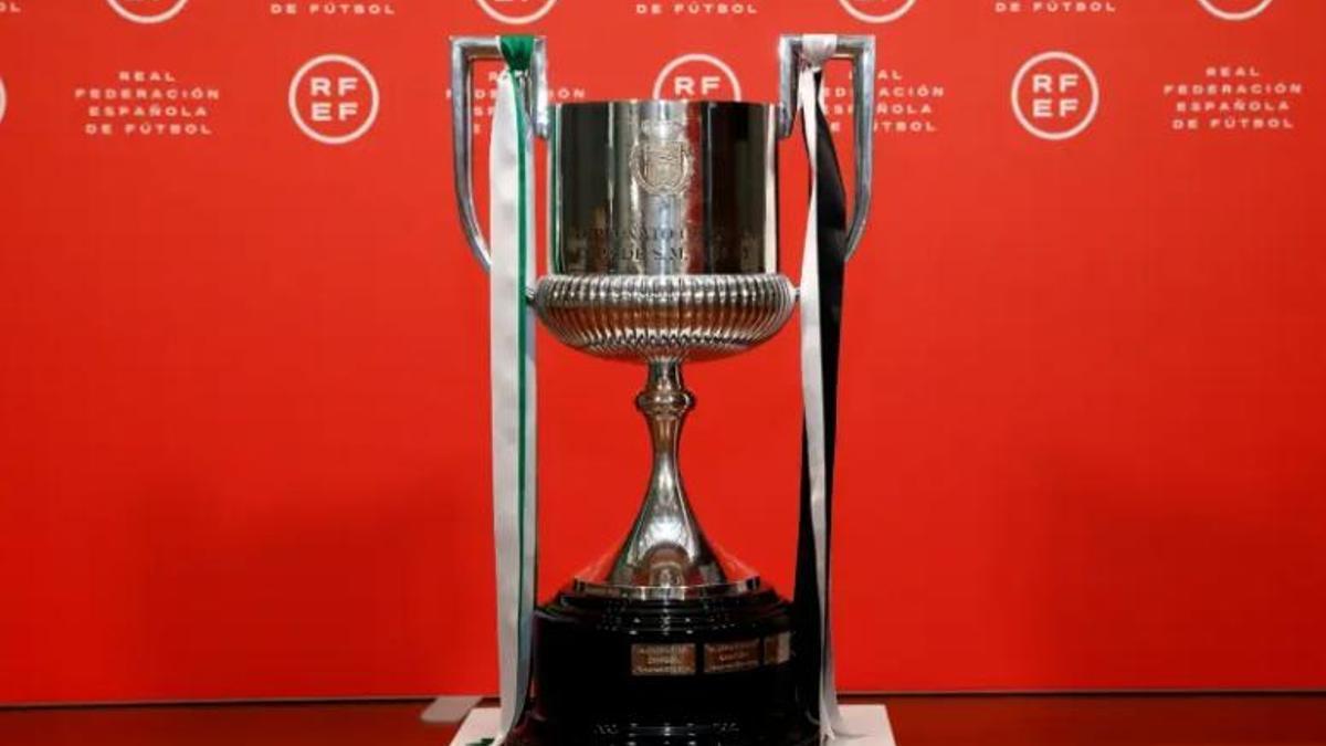 Imagen del trofeo de la Copa del Rey.