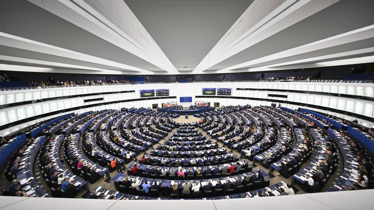 Una imagen del Pleno del Parlamento Europeo en Estrasburgo.
