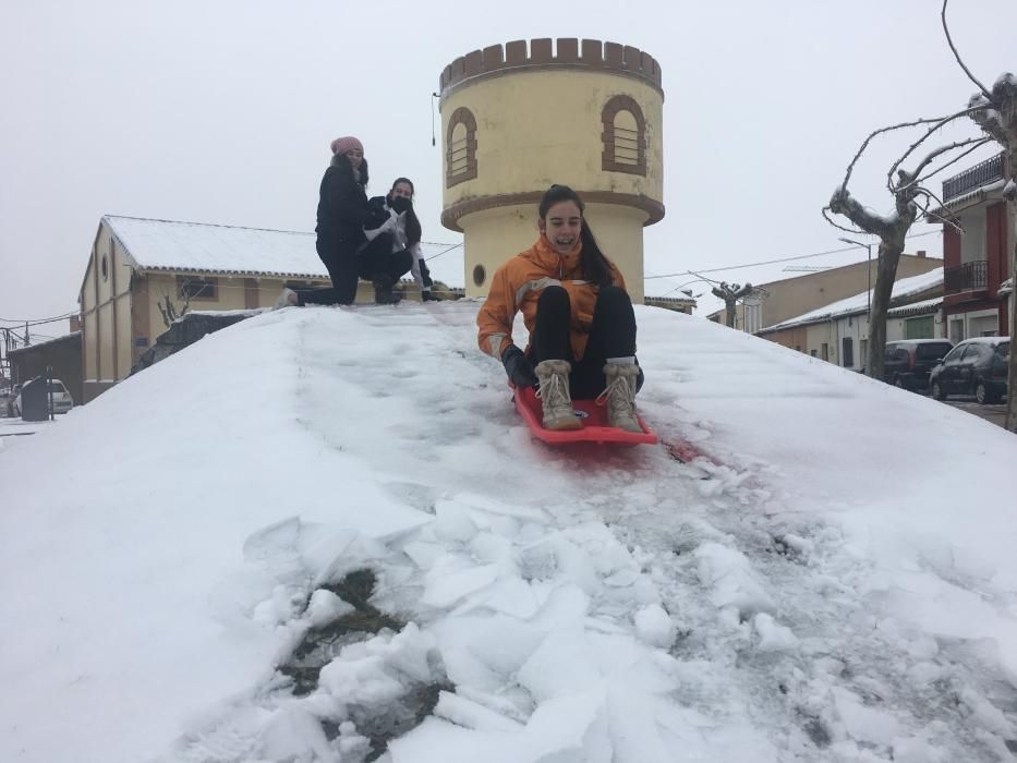 Nieve en Moraleja del Vino