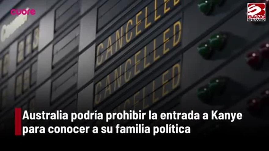 Atrás, Kanye West: Australia le pone pegas para conocer a su familia política