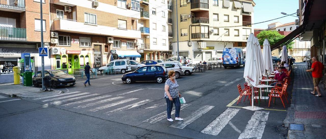 Zona de Plasencia donde un hombre de 90 años ha sido atropellado.