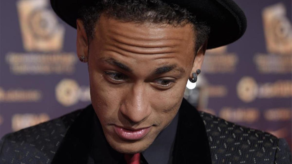 Neymar habló en los premios de la Liga