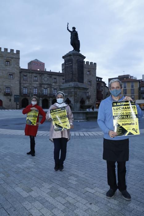 Los hosteleros de Gijón se ponen en marcha