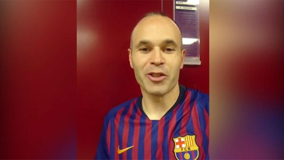 La emotiva despedida de Iniesta desde las redes sociales