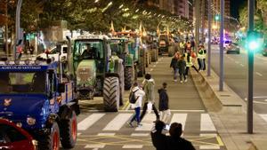 Protestas de agricultores en Logroño