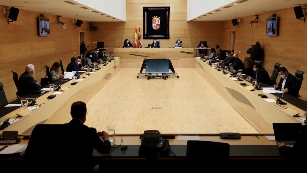 Presentación en las Cortes del presupuesto de Castilla y León