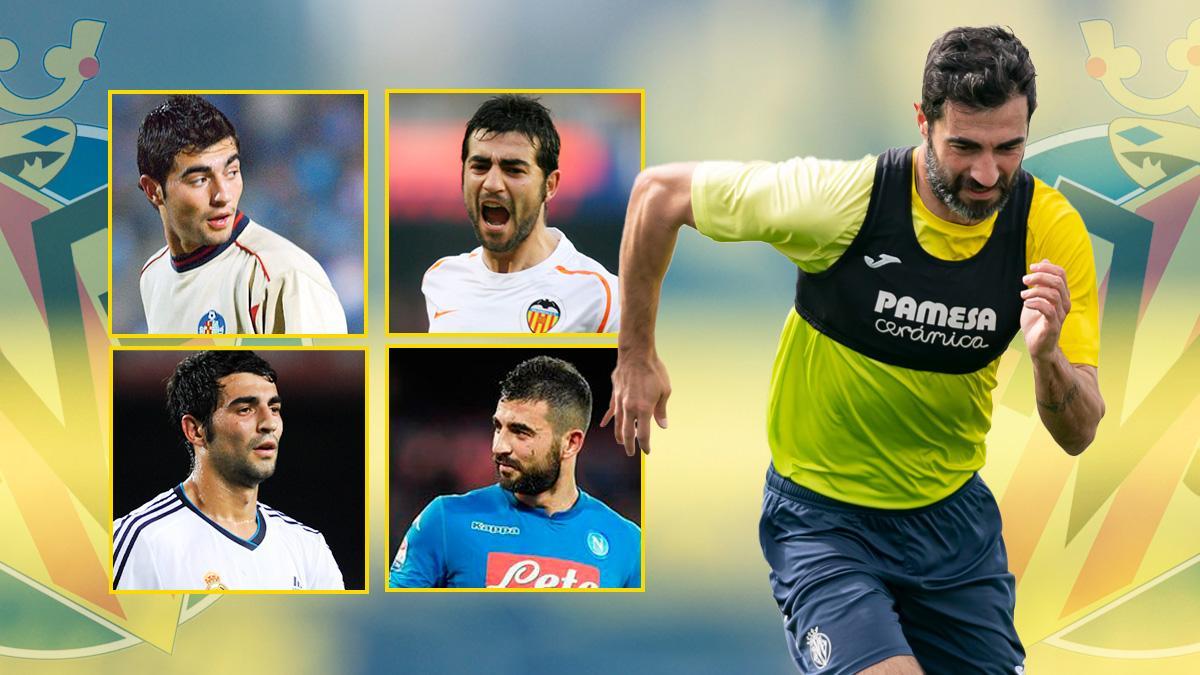 Raúl Albiol, además de en el Villarreal, ha jugado en el Getafe, Valencia, Real Madrid y Nápoles.
