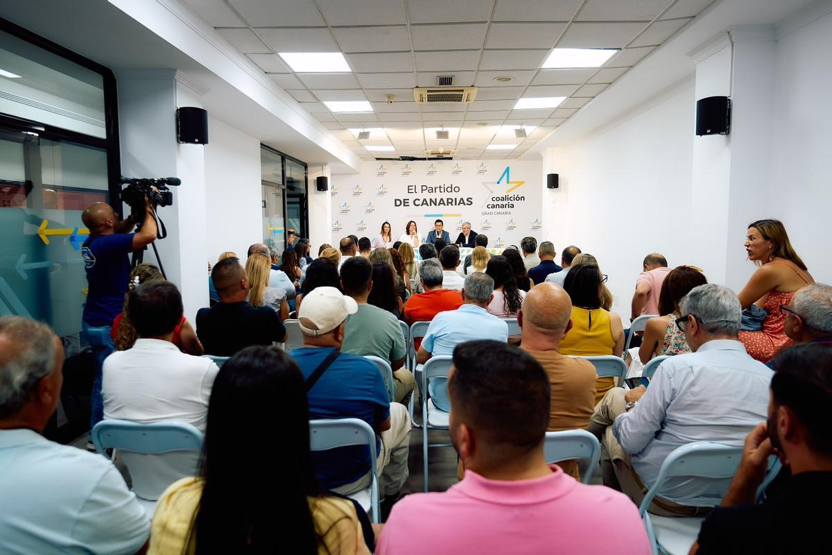Celebración del Consejo Político de CC este lunes.