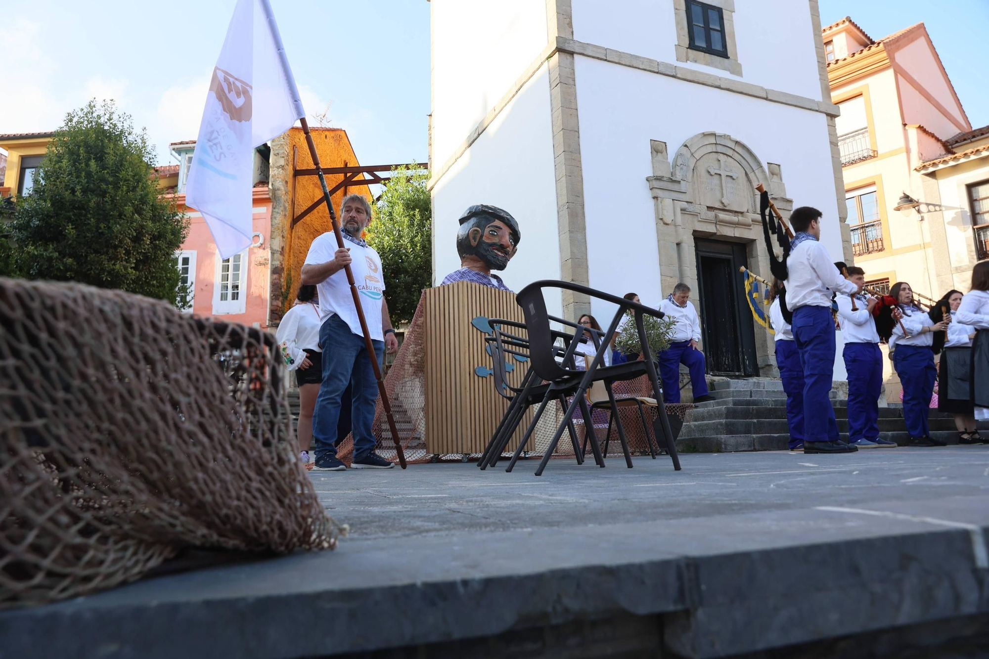 EN IMÁGENES: La procesión de "la llamada de la mar" en el Carmen de Luanco
