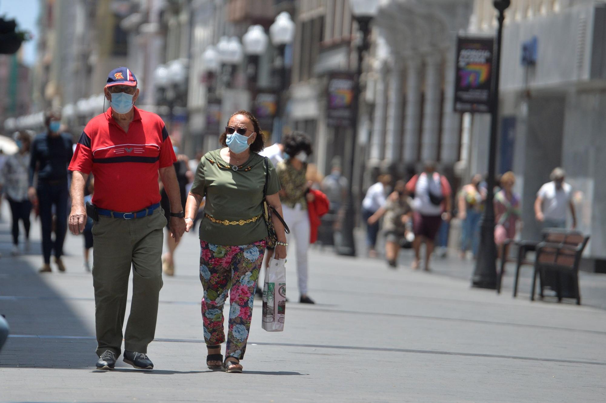 Así fue el primer día sin mascarillas en Las Palmas de Gran Canaria