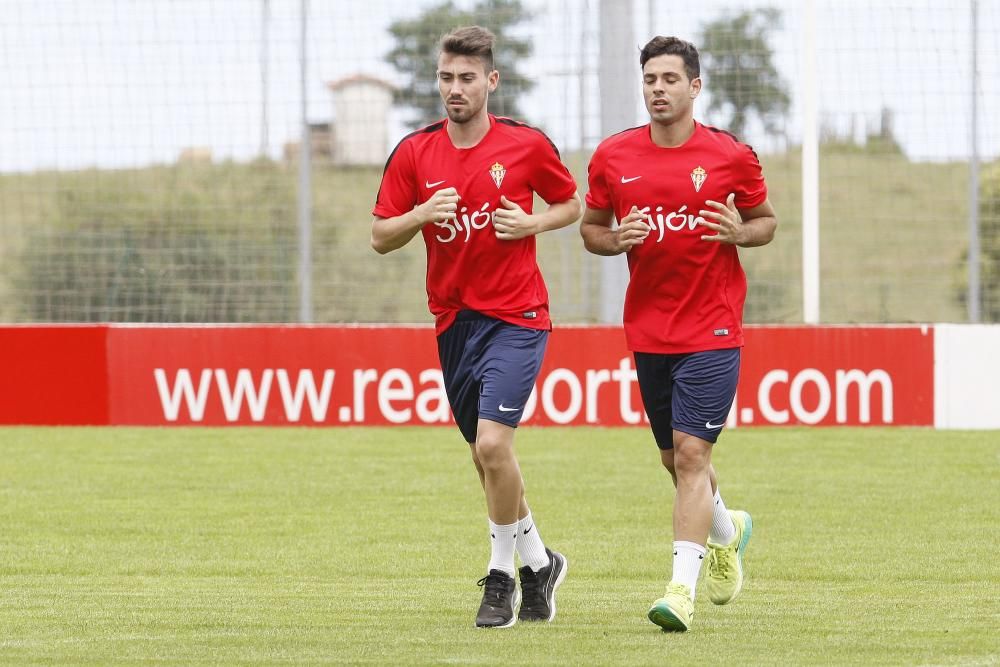 Entrenamiento del Sporting