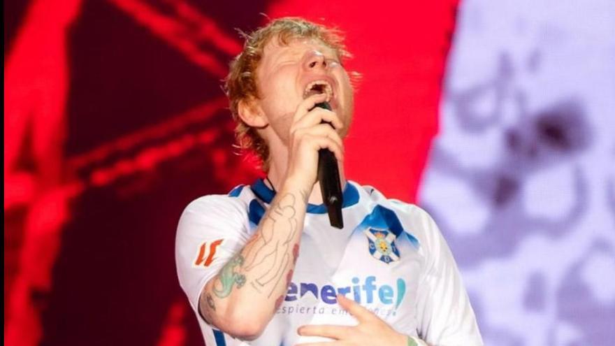 Furor en Tenerife en el concierto de Ed Sheeran