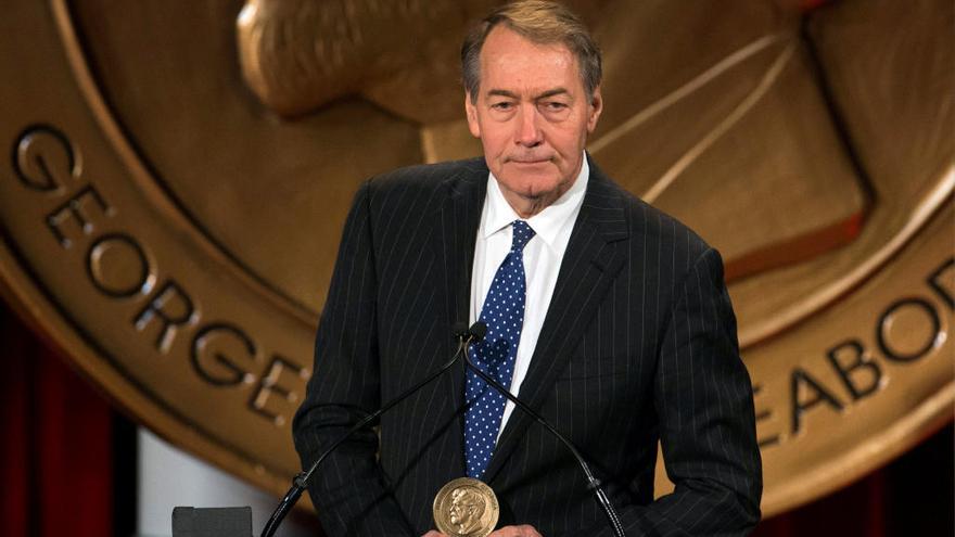 El presentador Charlie Rose.